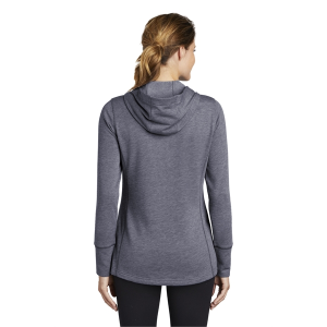 Sport-Tek® Ladies PosiCharge® Tri-Blend Wicking Fleece Hooded Pullover